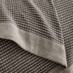 Two-Tone Cotton Linen Blanket