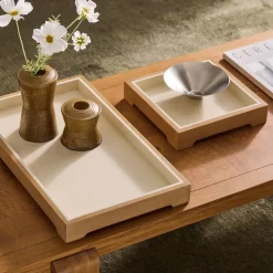 Two-Tone Wood Tray