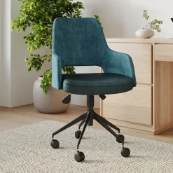 Two-Toned Upholstered Tilt Office Chair