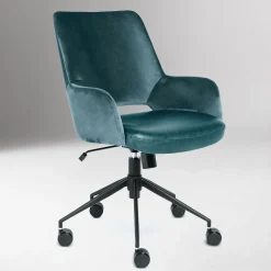 Two-Toned Upholstered Tilt Office Chair