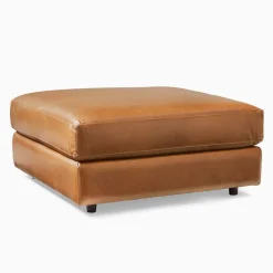 Urban Leather Ottoman