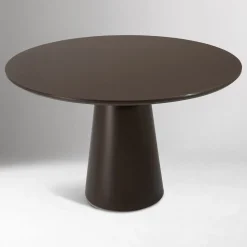 Valentine Lacquered Glass Round Dining Table (47")