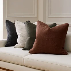 Variegated Slub Pillow Cover