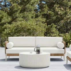 Ventura Aluminum Outdoor Sofa (80")