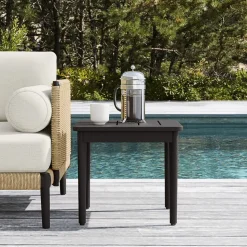 Ventura Aluminum Outdoor Side Table (19")