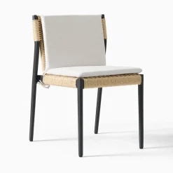 Ventura Aluminum Outdoor Stacking Dining Chair Cushions