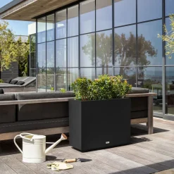 Veradek Block Series Indoor/Outdoor Plastic Span Planters
