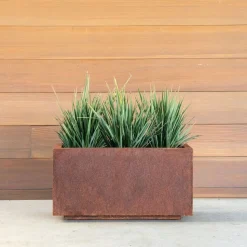 Veradek Corten Steel Indoor/Outdoor Low Planter