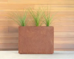 Veradek Corten Steel Indoor/Outdoor Tall Planters