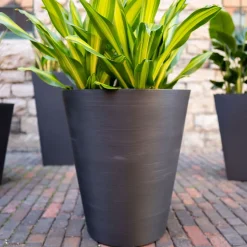 Veradek Curve Grooved Indoor/Outdoor Planter