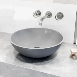 VIGO Ravenna Round Stone Vessel Sink