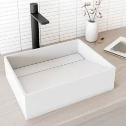 VIGO Starr Rectangular Vessel Sink