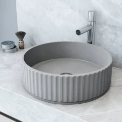 VIGO Windsor Round Vessel Bathroom Sink