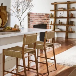 Vincent Indoor/Outdoor Woven Counter Stool