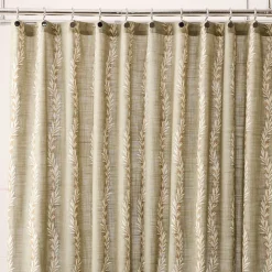 Vine Stripe Shower Curtain