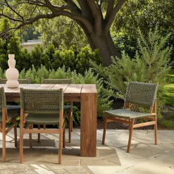 Vireon Teak Outdoor Dining Chairs (Set of 2)