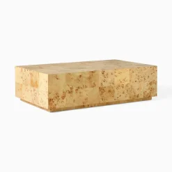 Volume Burl Coffee Table (50")