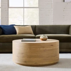 Volume Round Drum Coffee Table (36"–44")