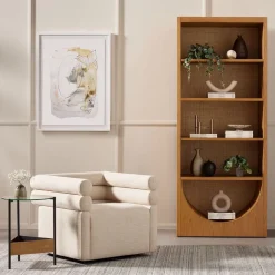 Voohres Channeled Swivel Chair