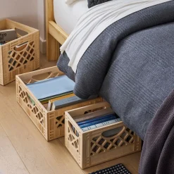 WAAM Industries Wooden Milk Crate