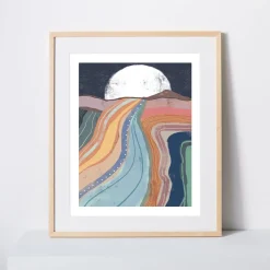 Walker Noble Studios Framed Print - Moonlight