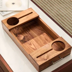 Walnut Wood Wine Serving Tray