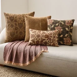 Warm Deco Pillow Cover & Throw Set