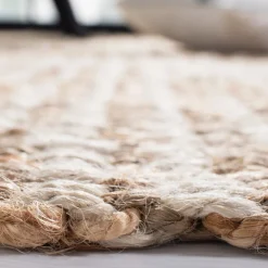 Washed Stripes Jute Rug