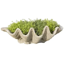 Wave Stone Indoor/Outdoor Bowl Planter