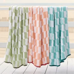 Wavy Blocks Beach Towel
