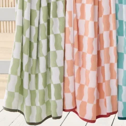 Wavy Blocks Beach Towel