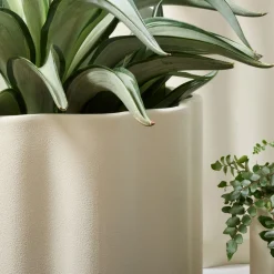 Wavy Ceramic Planters