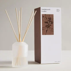 West Elm Homescent Frosted Diffuser - Sandalwood & Leather