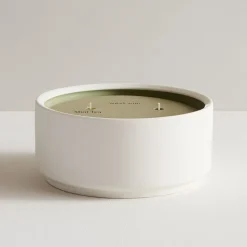 West Elm Homescent Triple Wick Candle - Mint Tea