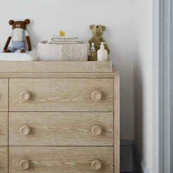 West Elm x PBK Vivienne Extra-Wide Nursery Dresser with Removable Topper (56")