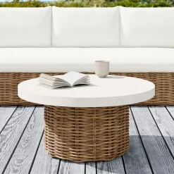 Westport Outdoor Pedestal Coffee Table (32")