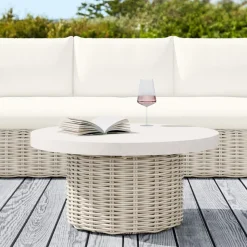 Westport Outdoor Pedestal Coffee Table (32")