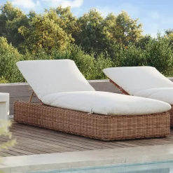 Westport Wicker Outdoor Chaise Lounge