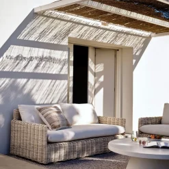 Westport Wicker Slim Profile Outdoor Sofa (68"–85")