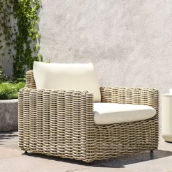 Westport Wicker Slim Profile Outdoor Lounge Chair