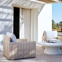 Westport Wicker Slim Profile Outdoor Lounge Chair