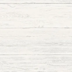 White Wood Grain Wallpaper