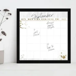 Whiteboard Calendar Dry Erase Board
