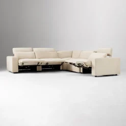 Whitmore Motion Reclining 5-Piece L-Shaped Sectional (130")