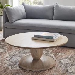 Winona Round Pedestal Coffee Table (36")
