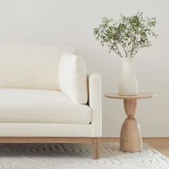 Winona Round Pedestal Side Table (16")