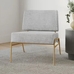 Wire Frame Slipper Chair
