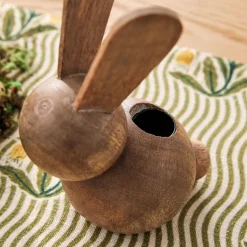 Wooden Bunny Taper Holder
