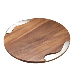 Wooden Charcuterie Board & Spreader Set