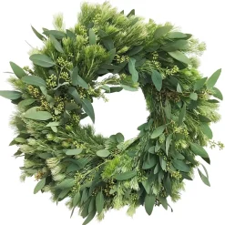 Wooly Bush Eucalyptus Wreath & Garland